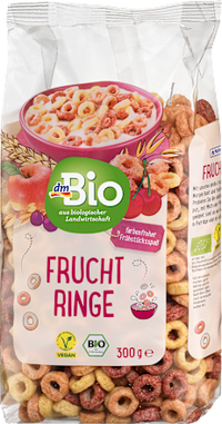 Knapperige muesli, fruitringen, 300 g