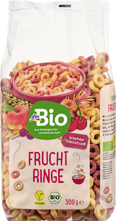 Knuspermüsli, Fruchtringe, 300 g