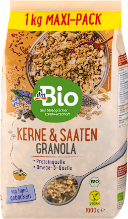 Knuspermüsli, Kerne & Saaten Granola, 1 kg