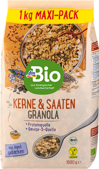 Knuspermüsli, Kerne & Saaten Granola, 1 kg