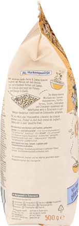 Knuspermüsli, Kerne & Saaten Granola, 500 g