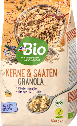 Knuspermüsli, Kerne & Saaten Granola, 500 g