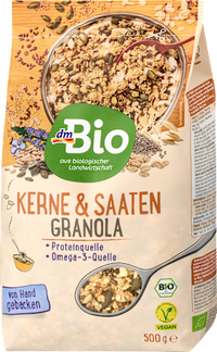 Knuspermüsli, Kerne & Saaten Granola, 500 g
