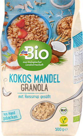 Knuspermüsli, Kokos Mandel Granola, 500 g