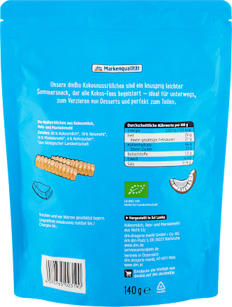 Kokosnussröllchen, 140 g