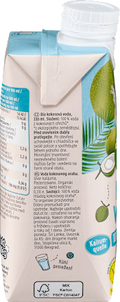 Kokoswater, natuurlijk, 0,33 l
