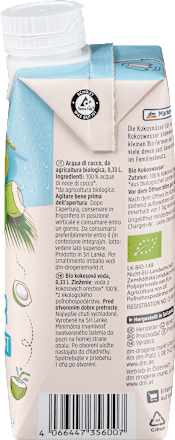 Kokoswater, natuurlijk, 0,33 l