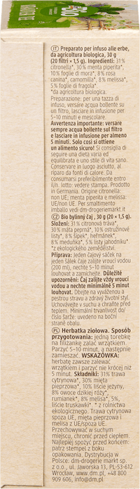 dmBio Kräutertee (20 Beutel), 30 g