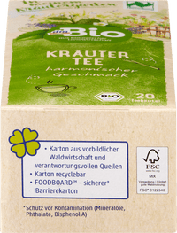 dmBio Kräutertee (20 Beutel), 30 g