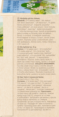 Kräutertee Bergkräuter mit Grünhafer, Melisse & Holunderblüte (20 Beutel), 35 g