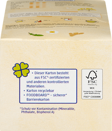 Kräutertee "Dein Bauchgefühl" mit Fenchel, Kamille & Zitronengras (20 Beutel), 36 g