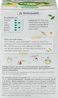 Kruidenthee "Your Serenity" met venkel, kamille en citroenmelisse (20 theezakjes), 40 g