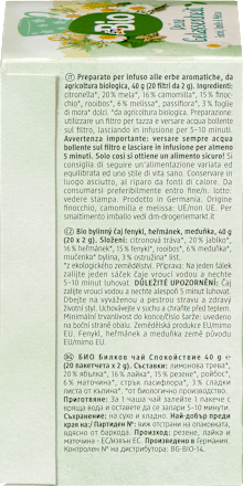 Kräutertee "Deine Gelassenheit" mit Fenchel, Kamille & Melisse (20 Beutel), 40 g