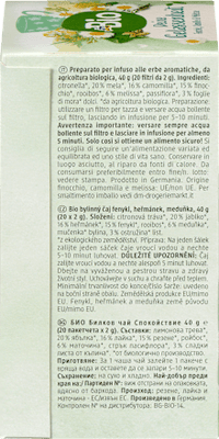 Kräutertee "Deine Gelassenheit" mit Fenchel, Kamille & Melisse (20 Beutel), 40 g