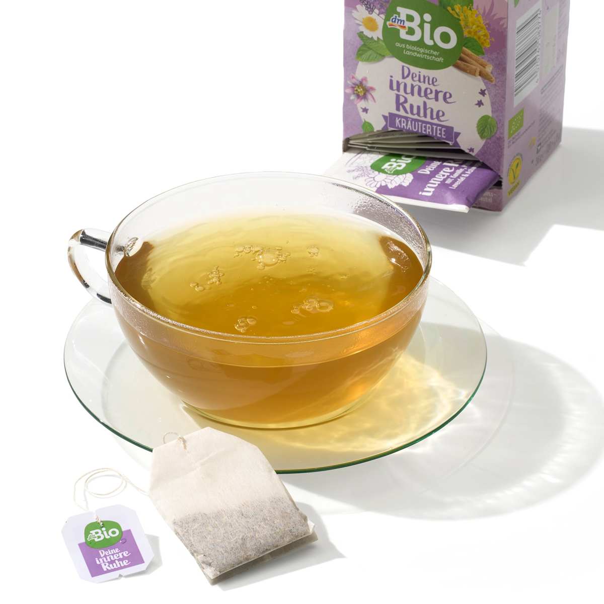 dmBio Infusion aux plantes, ta sérénité intérieure avec camomille, menthe, lavande & ashwagandha (20 sachets), 36 g