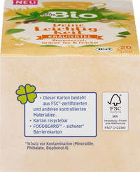dmBio Kräutertee, Deine Leichtigkeit mit Brennnessel, Grüner Tee & Fenchel (20 Beutel), 40 g