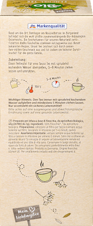 Kräutertee Fenchel (20 Beutel), 40 g