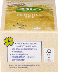 Kräutertee Fenchel (20 Beutel), 40 g
