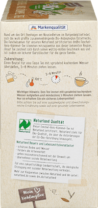 Kräutertee Fenchel, Anis & Kümmel (50 Beutel), 100 g
