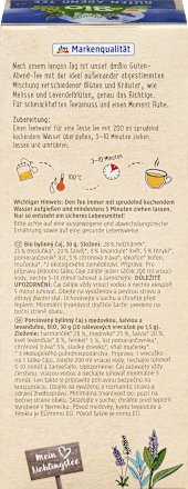 Kräutertee "Guten Abend" mit Melisse, Lavendel & Fenchel (20 Beutel), 30 g