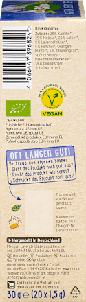 Kräutertee "Guten Abend" mit Melisse, Lavendel & Fenchel (20 Beutel), 30 g