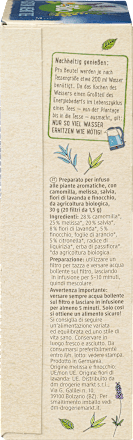 Kruidenthee "Goedenavond" met citroenmelisse, lavendel &amp; venkel (20 theezakjes), 30 g