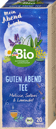 Kräutertee "Guten Abend" mit Melisse, Lavendel & Fenchel (20 Beutel), 30 g