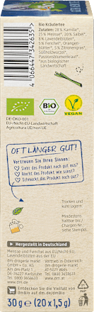 Kruidenthee "Goedenavond" met citroenmelisse, lavendel &amp; venkel (20 theezakjes), 30 g