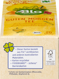 Kräutertee "Guten Morgen" mit Zitronengras & Zitronenverbene (20 Beutel), 30 g