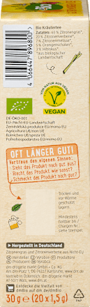 Kräutertee "Guten Morgen" mit Zitronengras & Zitronenverbene (20 Beutel), 30 g