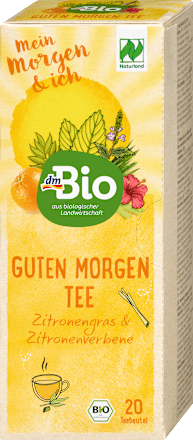 Kräutertee "Guten Morgen" mit Zitronengras & Zitronenverbene (20 Beutel), 30 g