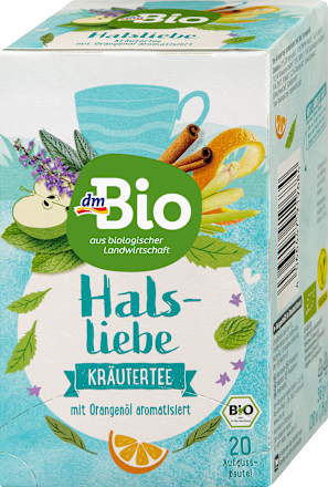 Kräutertee "Halsliebe" mit Orangenöl (20 Beutel), 36 g