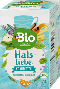 Kräutertee "Halsliebe" mit Orangenöl (20 Beutel), 36 g