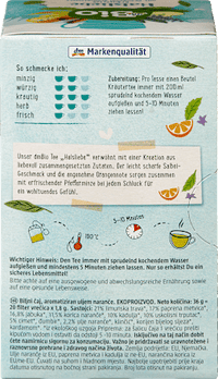 Kräutertee "Halsliebe" mit Orangenöl (20 Beutel), 36 g