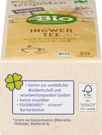 Kräutertee Ingwer (20 Beutel), 30 g