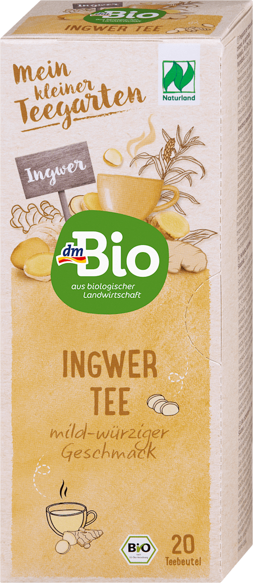 Tisane dmBio Gingembre (20 sachets), 30 g