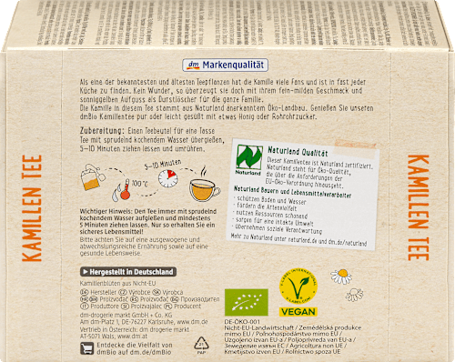 Kamille kruidenthee (50 zakjes), 75 g