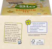 Kräutertee Kamille (50 Beutel), 75 g