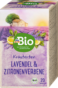 Kräutertee Lavendel & Zitronenverbene (20 Beutel), 40 g