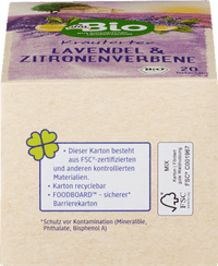 Kräutertee Lavendel & Zitronenverbene (20 Beutel), 40 g