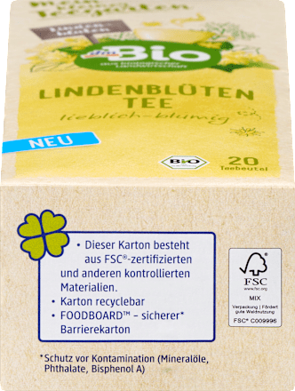 Kräutertee, Lindenblüten (20 Beutel), 30 g
