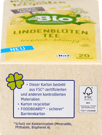 Kräutertee, Lindenblüten (20 Beutel), 30 g