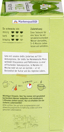 Kruidenthee Marokkaanse munt (20 zakjes), 40 g