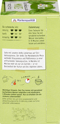 Kruidenthee Marokkaanse munt (20 zakjes), 40 g