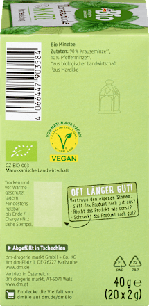 Kräutertee Marokkanische Minze (20 Beutel), 40 g