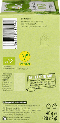 Kruidenthee Marokkaanse munt (20 zakjes), 40 g