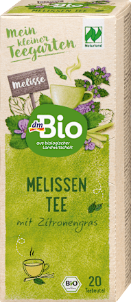 Kräutertee Melissen Tee mit Zitronengras (20 Beutel), 30 g