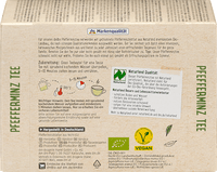 Kruidenthee pepermunt (50 zakjes), 75 g