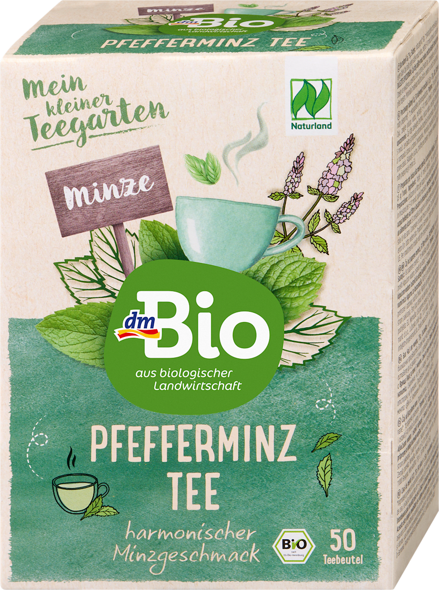 Tisane dmBio Menthe poivrée (50 sachets), 75 g