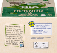 Kräutertee Pfefferminze (50 Beutel), 75 g
